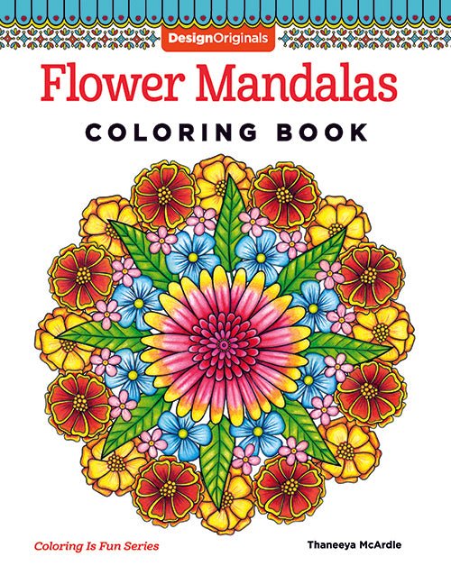تلوين الكبار - flower mandalas
